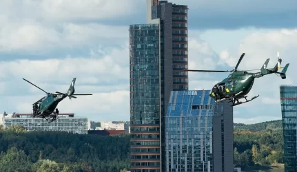 Ant dangoraižių stogų sraigtasparniai netūps