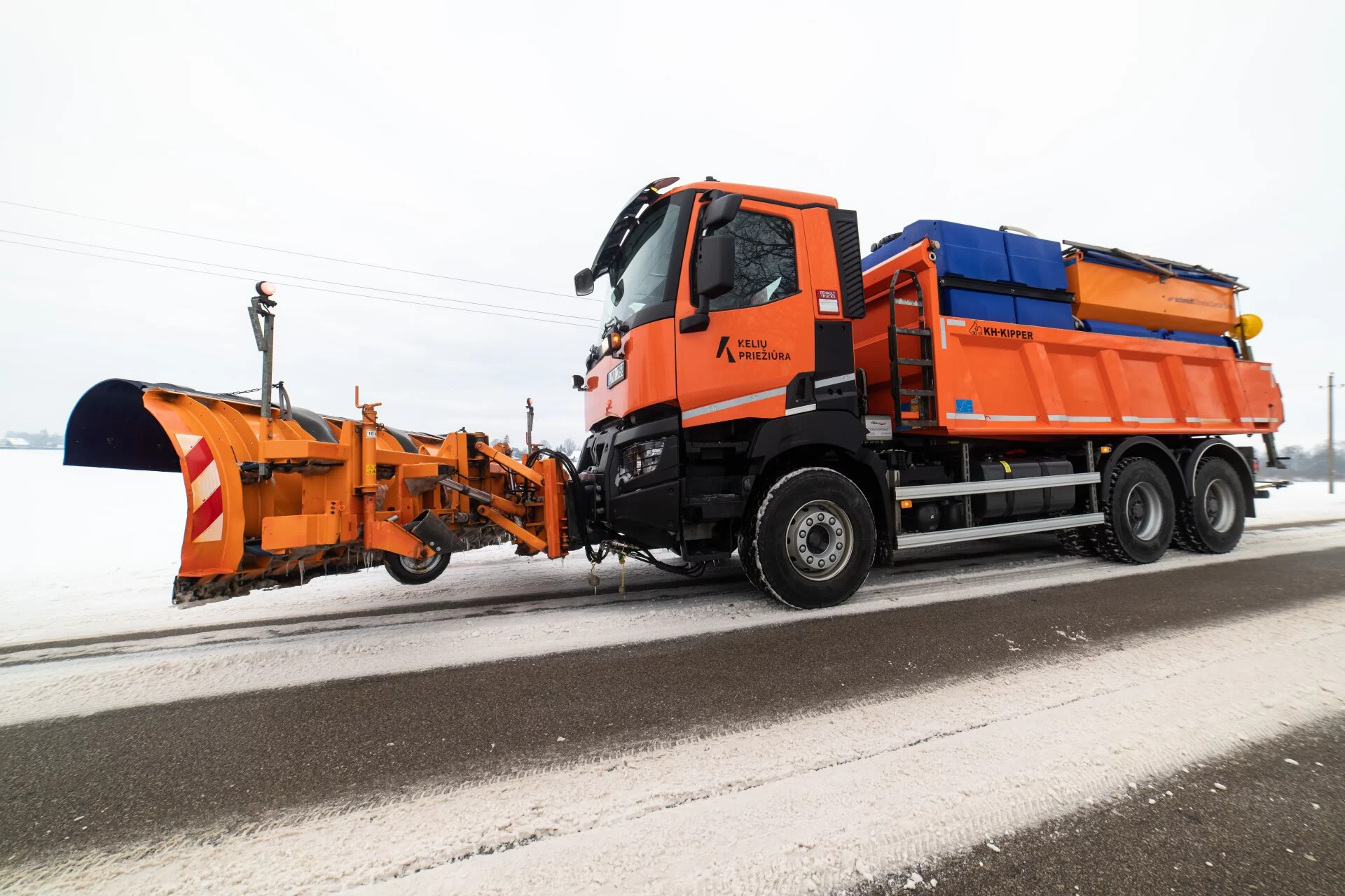 GPS sistema padeda sekti kelininkų darbą