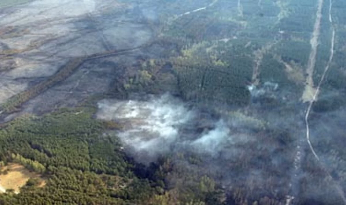 Plotai be kalnapušių žabos plintančią ugnį