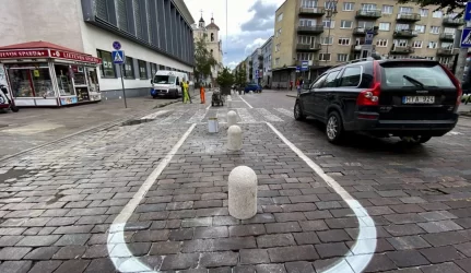 transporto eismas senamiestyje