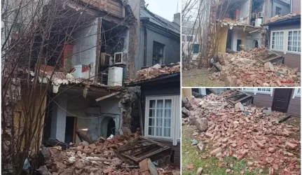 Naujų namų griovimas