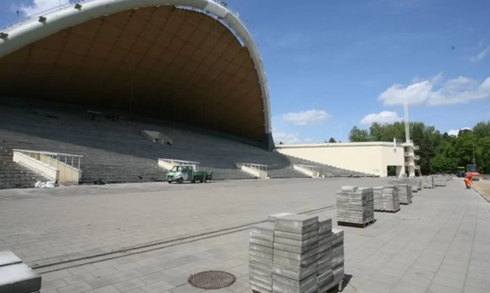 Baigti Vingio parko alėjų atnaujinimo darbai