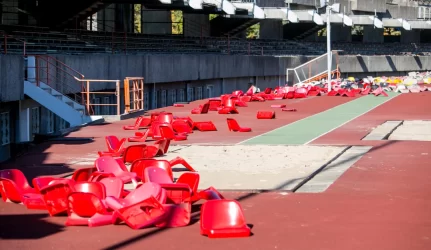 Miesto stadionas atgimsta naujam gyvenimui