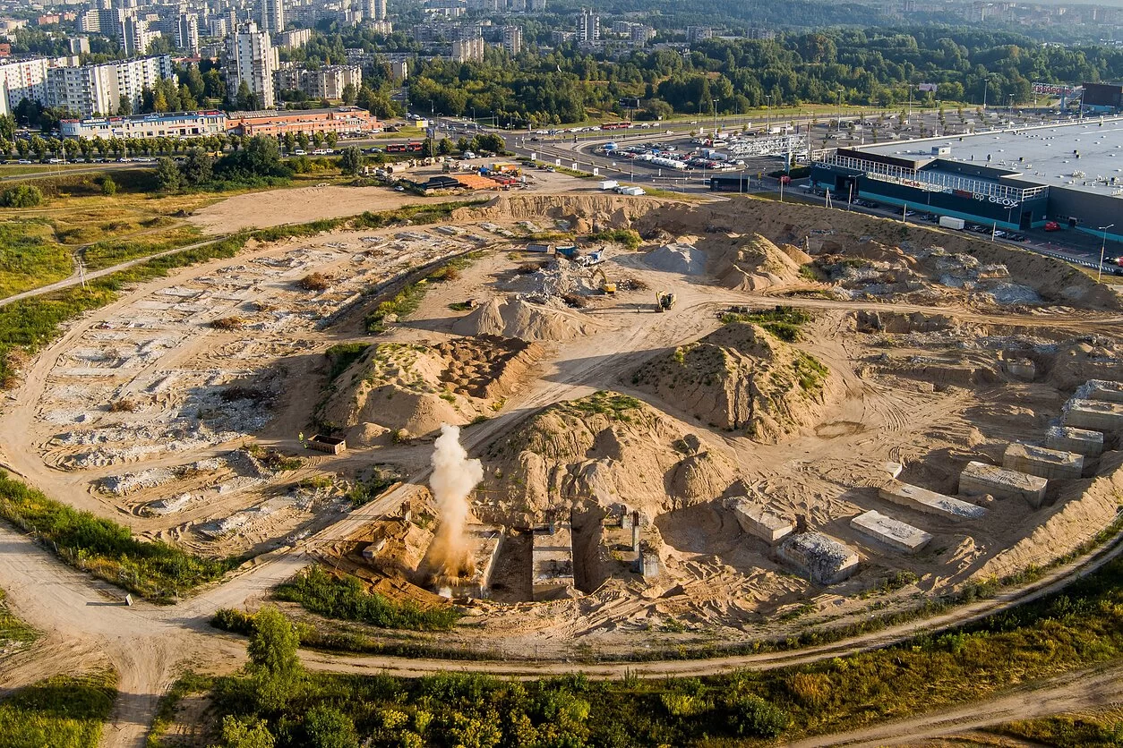 Nacionalinio stadiono statybos darbai vyksta dviem pamainom