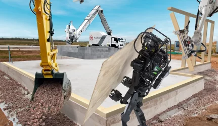 Namus statys gigantiški robotai