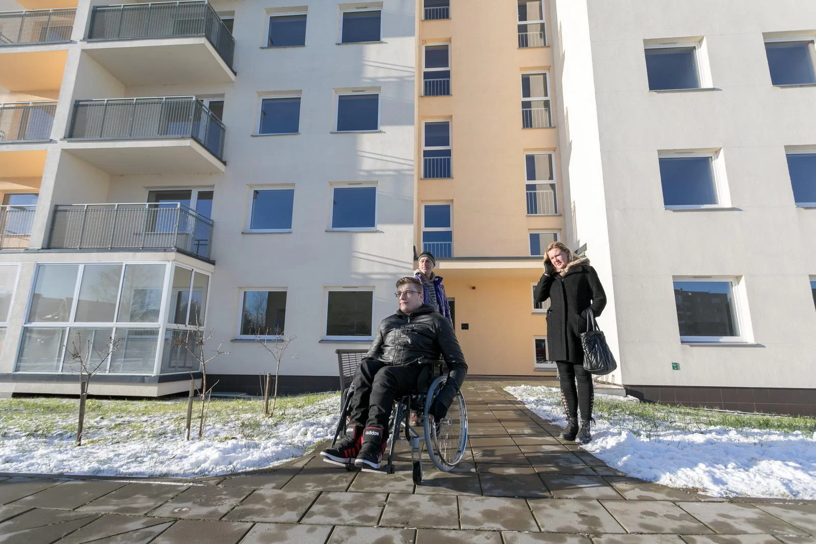 naujas socialinio būsto daugiabutis