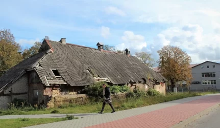 Klaipėdiečių neišgąsdino apleisto namo vaizdas