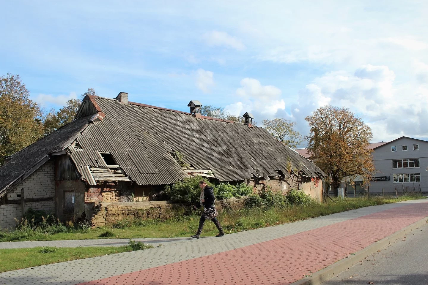 Klaipėdiečių neišgąsdino apleisto namo vaizdas