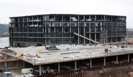 Kauno arenos statybos darbai įgauna pagreitį