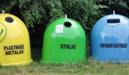 atliekų konteinerių ženklai