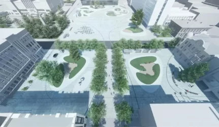 Viešas Vienybės aikštės sutvarkymo konkurso projektų aptarimas