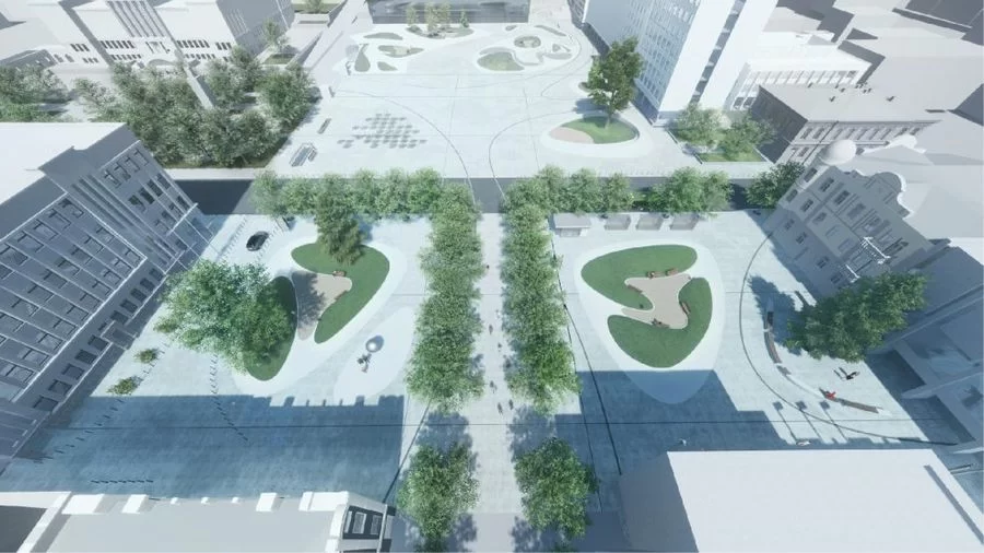 Viešas Vienybės aikštės sutvarkymo konkurso projektų aptarimas
