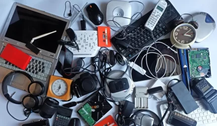 Elektronikos atliekas surinkinės prie prekybos centrų