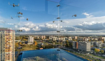 Krizė nesustabdys aukščiausio Vilniaus pastato statybų