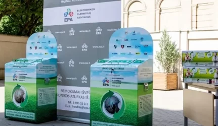 Elektronikos atliekų konteineriai