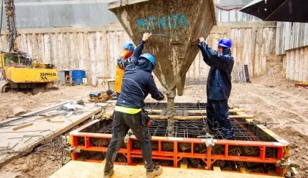 Terminalo statyba artėja