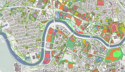 Parengtas sklypų Baldžio g. 41 (k/nr. 0101/0003:2287, 2288) detalusis planas