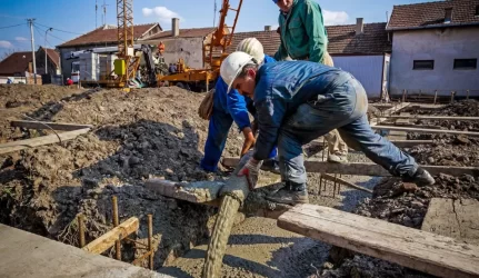 Statybos darbų sumažėjo 14 proc.