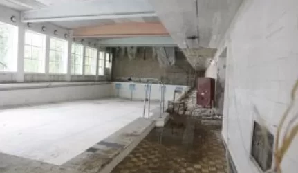 "Gintaro" baseine verda remonto darbai