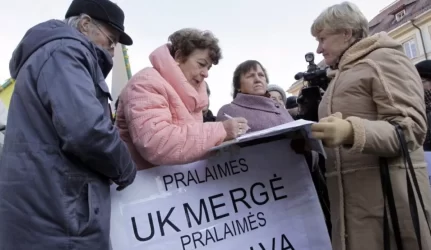 Protestavo dėl padėties šilumos ūkyje