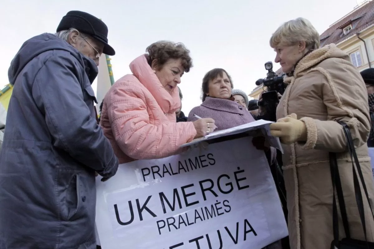 Protestavo dėl padėties šilumos ūkyje