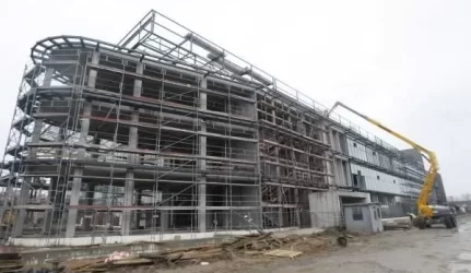 Klaipėdos arena: jau atlikta pusė darbų