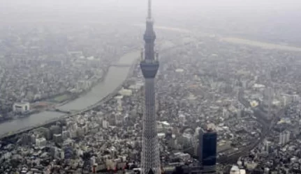 Japonijoje kyla aukščiausias pasaulyje TV bokštas