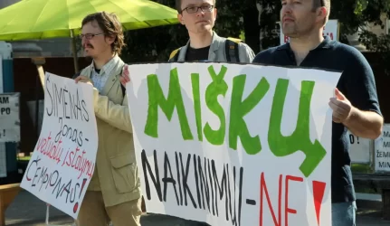 Prezidentė vetavo Miškų įstatymą