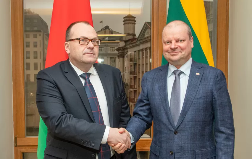 Premjeras abejoja Baltarusijos galimybėmis pastatyti AE