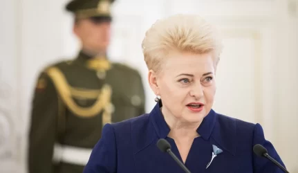 Prezidentė: latviai iš AE projekto nesitraukia