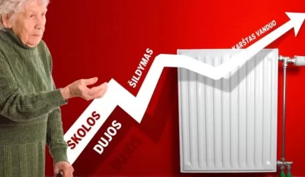 Šildymo sezonui netaupo beveik pusė gyventojų