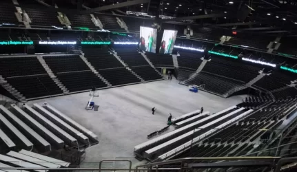 Skolos už Kauno areną tebesivelka