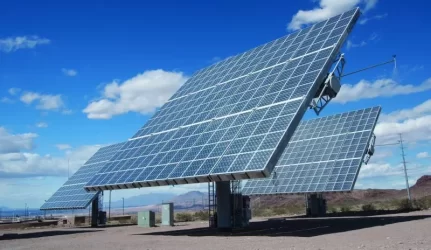 stambios saulės jėgainės