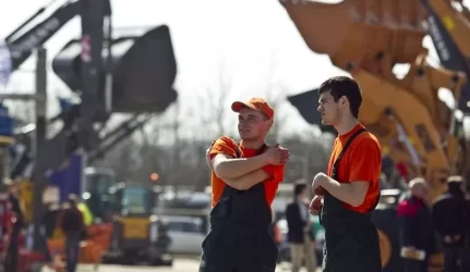 Statybininkų šventė – su optimistinėmis nuotaikomis