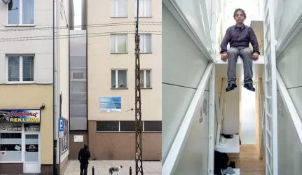 Varšuvoje pastatytas siauriausias pasaulio namas