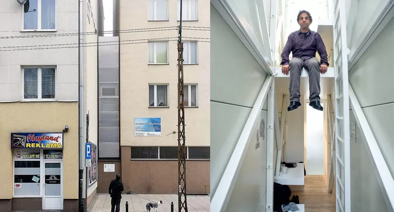 Varšuvoje pastatytas siauriausias pasaulio namas
