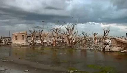Argentiniečių Atlantida arba miestas vaiduoklis po vandeniu