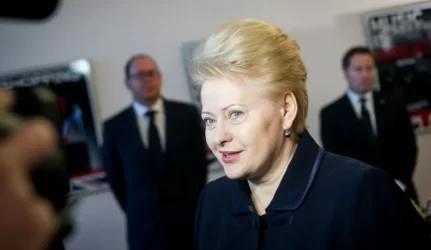 Prezidentė: Rusijos dujų politika žlugdo pati save