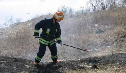 Žolę deginti labai pavojinga