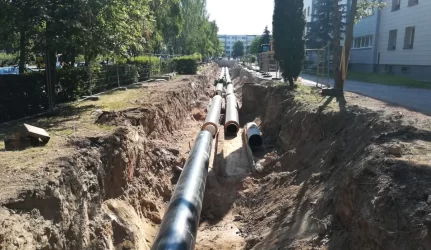 Šilumos tiekimo tinklų atnaujinimas