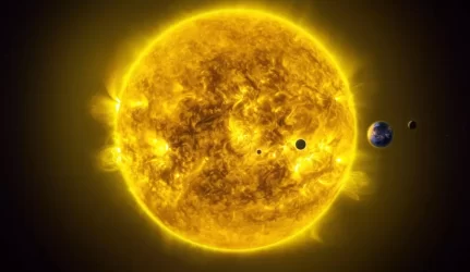 Stipri audra Saulėje dalį Žemės paliktų be elektros