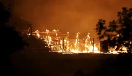 Degė Latvijos Prezidento rezidencija – Rygos pilis