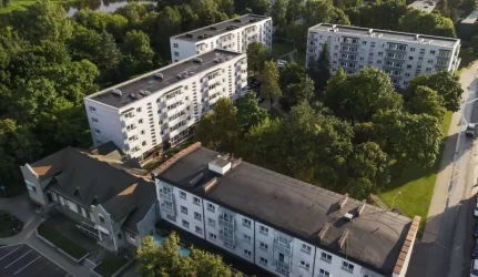 parama daugiabučių renovacijai