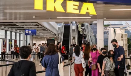 „Ikea“ prekybos centras jau stovi