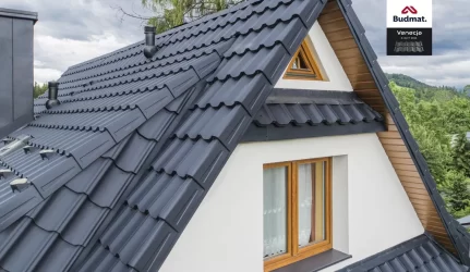 BUDMAT® pristato naujieną modulines skardines čerpes Venecija