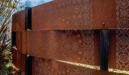 Išraiškingi CORTEN fasadai