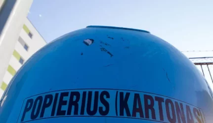 išrūšiuotos atliekos