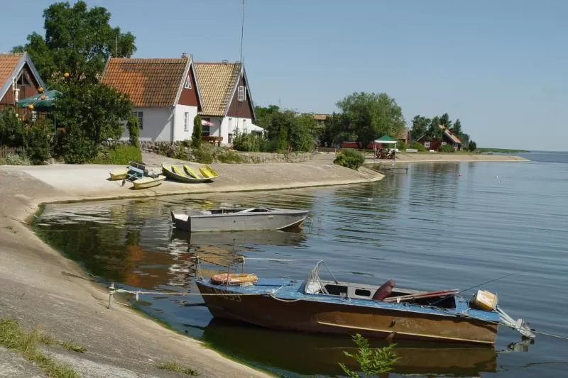 Pastatų griovimas Juodkrantėje