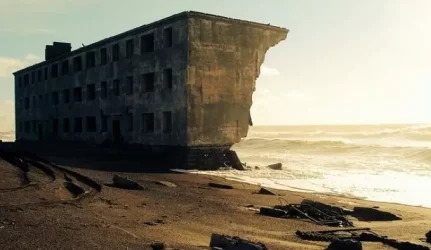 1907 m. statyto žvejų kaimelio daugiaaukščiai iškeliauja jūron