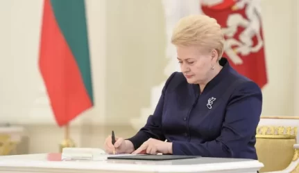 Prezidentė pasirašė Valstybės paramos būstui įgyti ar išsinuomoti įstatymą